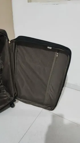 Mala de Viagem Bagaggio G Grande - Estampa Croco / Couro Sintético (Com Rodinhas e Puxador