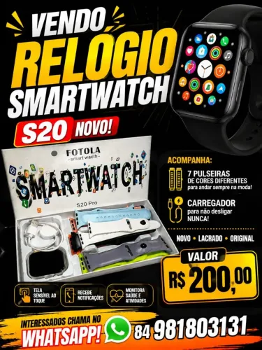 Relógio smartwatch s20