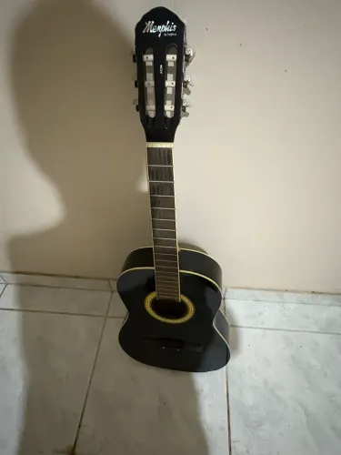 Violão preto para adolescente ou criança 