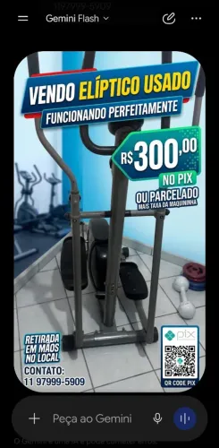 Vendendo em preço desapego Elíptico