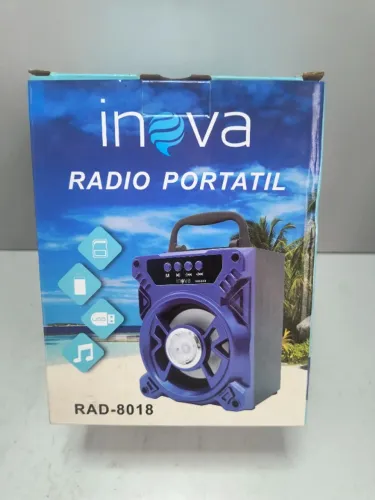 Lt 021 Radio Portatil Inova  RAD 8095 Preto