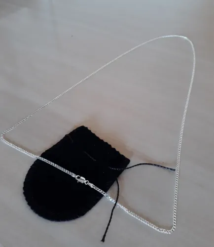 Cordão de prata novo
