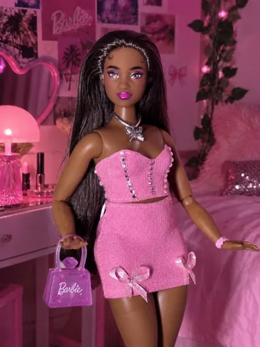 Roupinha de barbie conjuntinho pink barbiecore