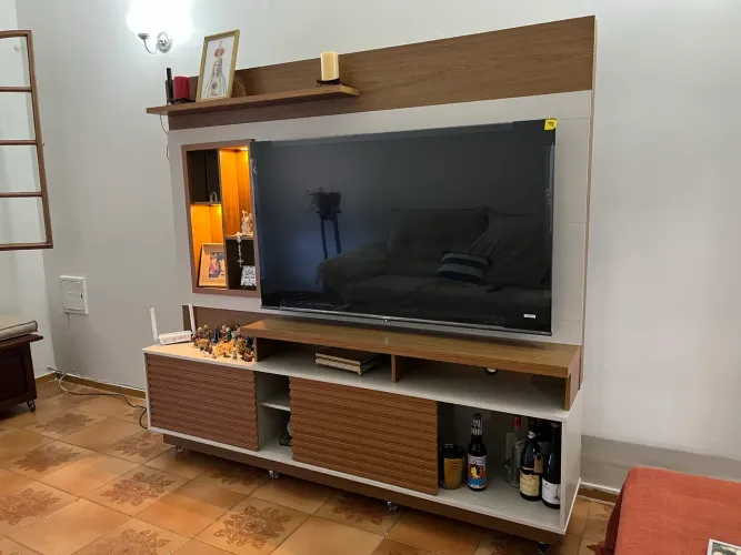 Rack painel móvel de tv