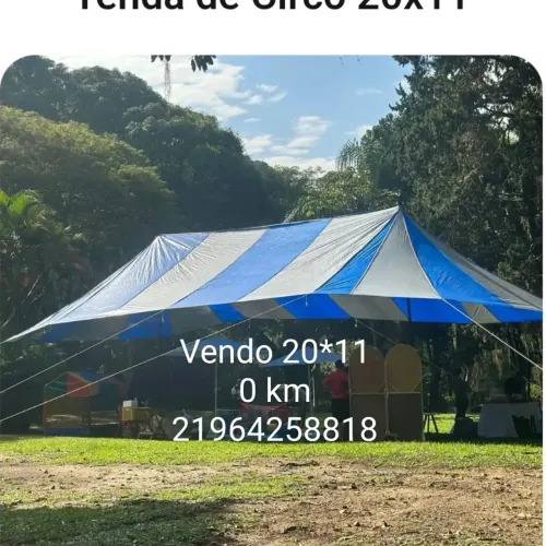 Lona tipo circo para eventos