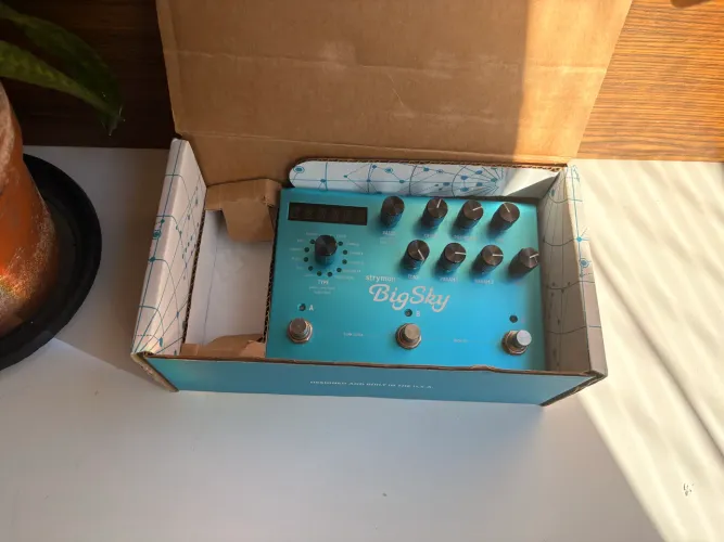 BIGSky strymon Reverb na caixa 