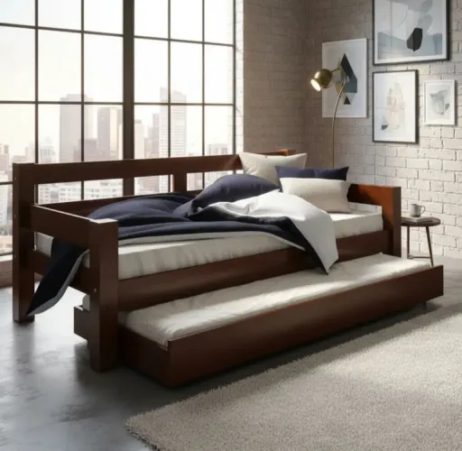 Bicama Conforto em Madeira Maciça - Produto Novo | Loja<br>