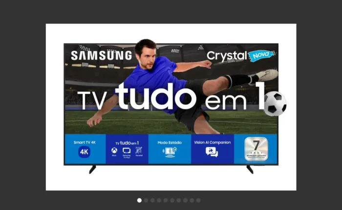 Vende-se smartv samsung cristal ultraHD 50 polegadas 