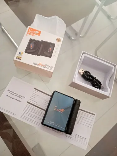 Fone de ouvido bluetooth sem fio ultra moderno