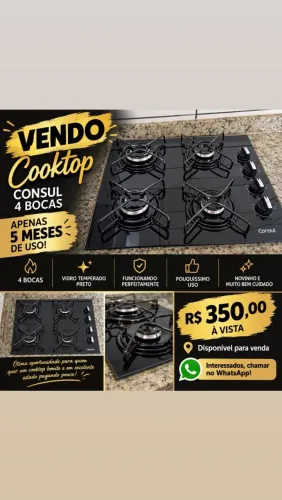 Cooktop Consul 4 bocas