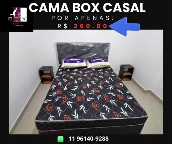cama box casal (pagamento na entrega)