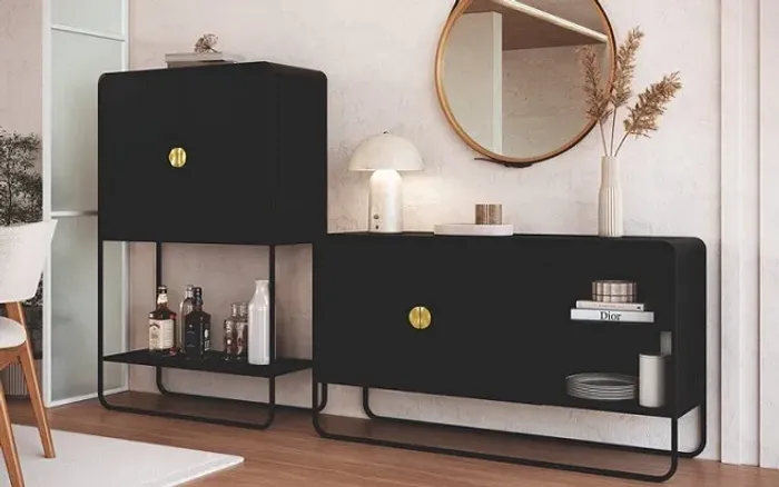 Móveis com Design e Linhas Curvas/2 Peças, R$2.622,39!