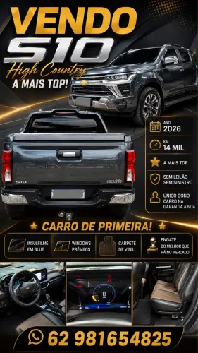 Chevrolet S10 P-up H.country 2.8 4X4 CD Dies.aut. 2026