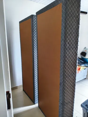 Cama casal com base