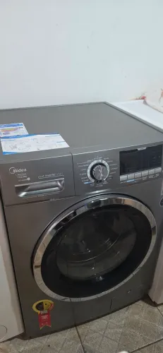 Lava e seca midea 12 kilos 127v cor inox revisada higienizada com garantia