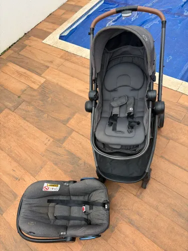 Vendo carrinho de bebê e bebê conforto