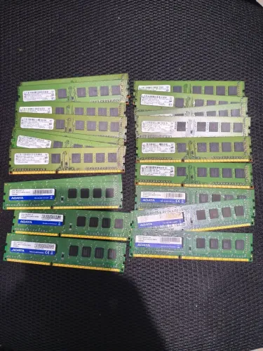 Lote 20 memória DDR 3  4g 1600