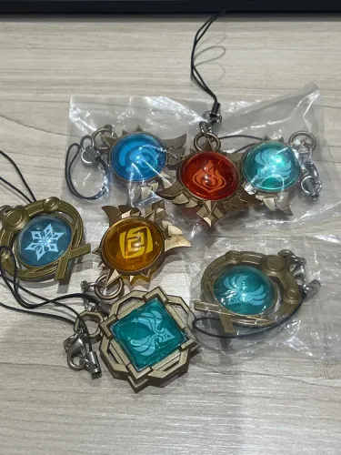 TODOS Chaveiros Genshin Impact