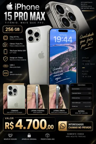 iPhone 15 pro Max 256 gb