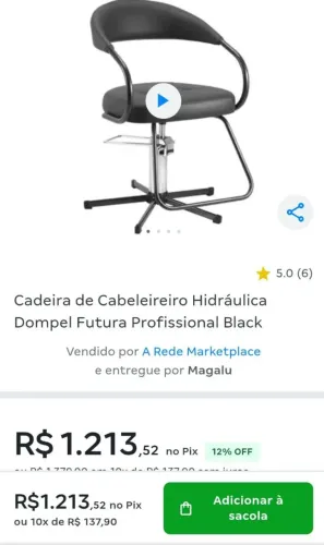 POLTRONA HIDRÁULICA COMPLETA