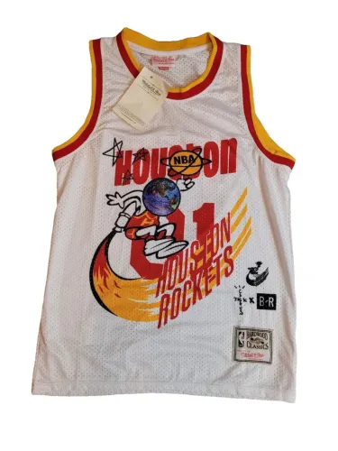 Maglia Travis Scott Mitchell & Ness autentica Houston Rockets