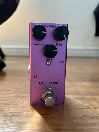 Pedal US Dream Distorção, overdrive guitarra