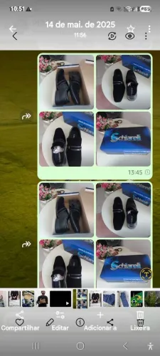 ""CAMISAS SAPATO E PULSEIRA""