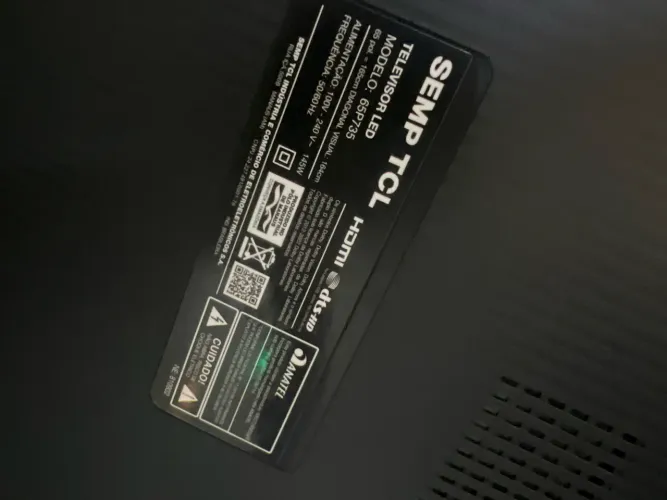 Tv TCL P635 65? Retirada de peças