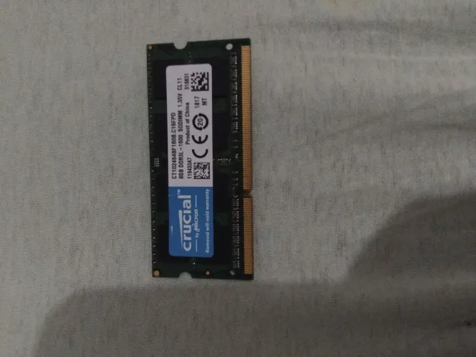 Memoria ram ddr3 8gb notebook
