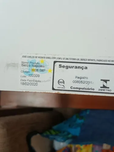 Vendo berço!