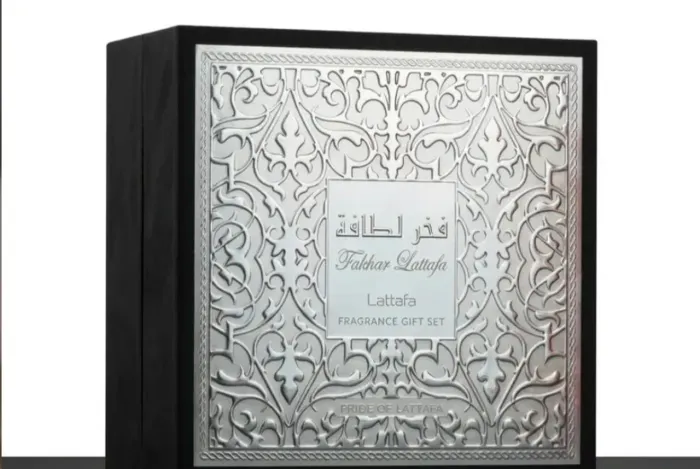 KIT FAKHAR BLACK LATTAFA edp perfume 100ml+12ml+Shower gel original lacrado