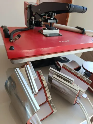 PRENSA TÉRMICA PARA SUBLIMAÇÃO 40x60 CM - COMBO 10 EM 1 | DEKO