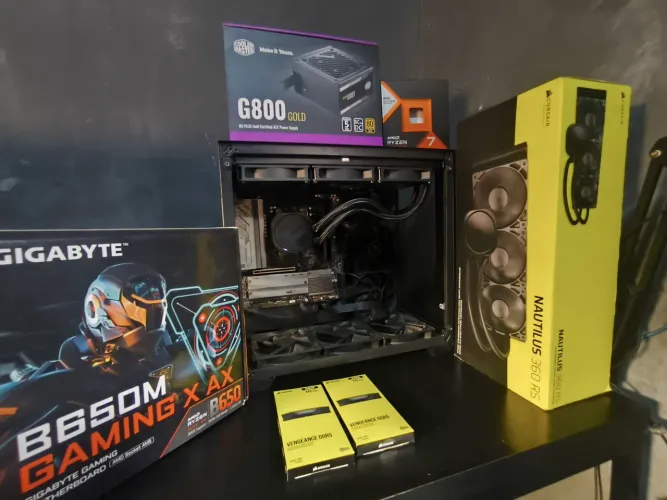 Pc gamer ryzen 7 7800x3d sem placa de video