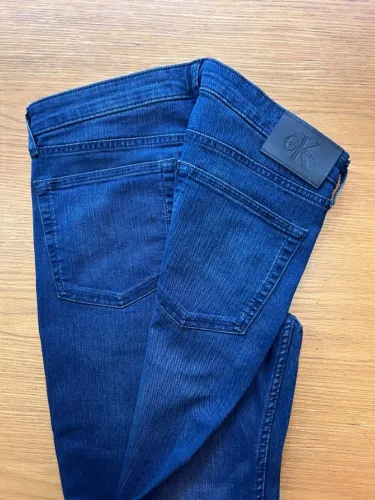 Calça Jeans Calvin Klein Masculina 44 Slim Azul - Seminova