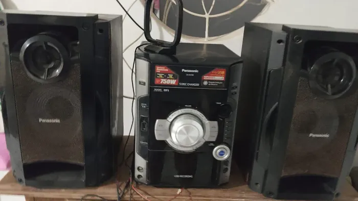 Som Panasonic carrocel 6 CD