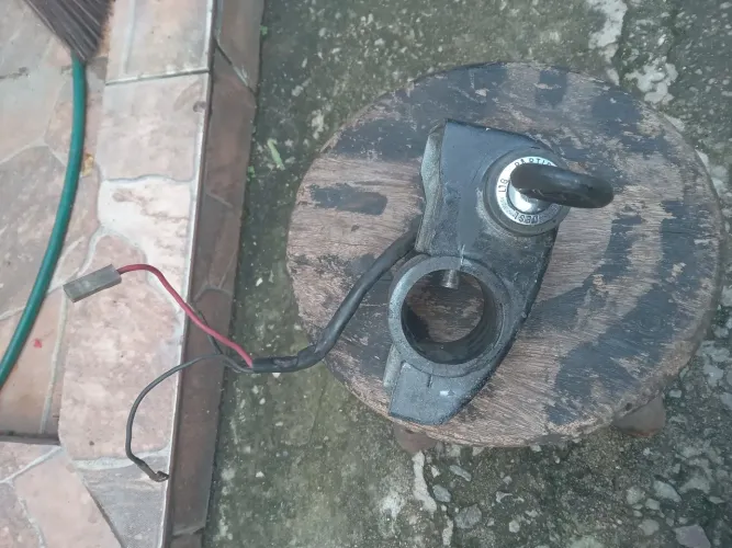 Suporte da direção do fusca com chave 
