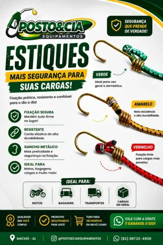 Elástico extensão reforçado 1,80m grosso 9mm