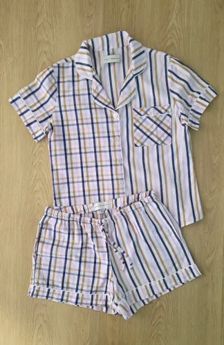 pijama feminino another room listrado tamanho 2 - 40/42