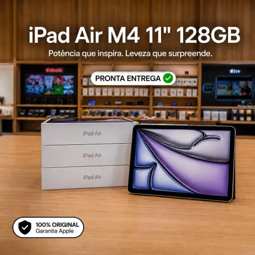 Lançamento! Ipad Air M4 + caneta Apple - lacrado!