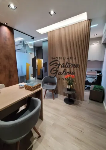 Alugo Sala Mobiliada Com 02 Vagas de Garagem