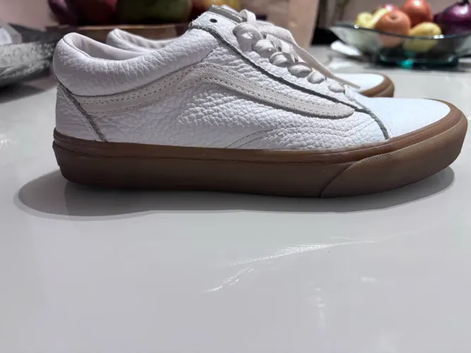 Tênis Vans Old Skool branco, feminino