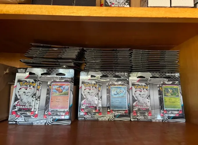 20x Quad Pack de Fogo Branco - Pokémon TCG