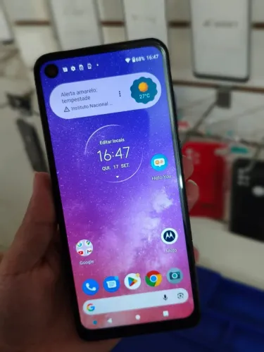 Celular Moto One Vision 128 GB Barato Excelente