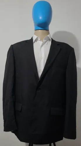 Blazer Preto Slim N° 58/60, bonito, elegante, confortável, original. 