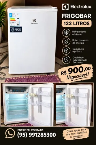 Frigobar Eletrolux de 122 litros