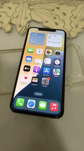 iPhone XS Max 256GB Prata - Com caixa e carregador