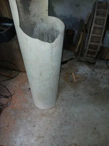 Cano pvc 80 centímetros 250 de diâmetro 