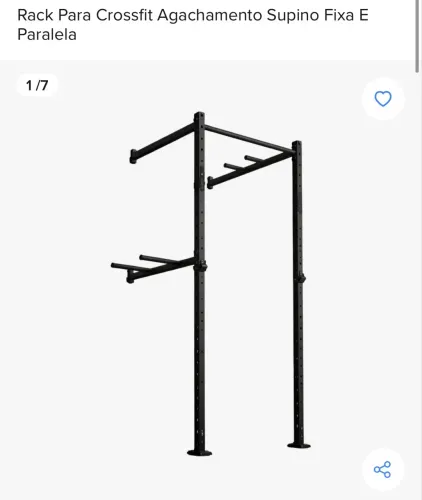 rack g suporte agachamento supino e barra fixa e paralela