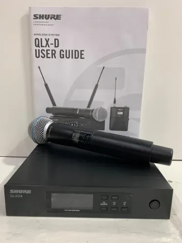 Conjunto Shure QLXD4 + QLXD2 L51 626-662 MHz