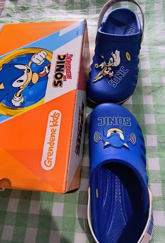 Sonic Speed Babuch Azul Novo Na Caixa